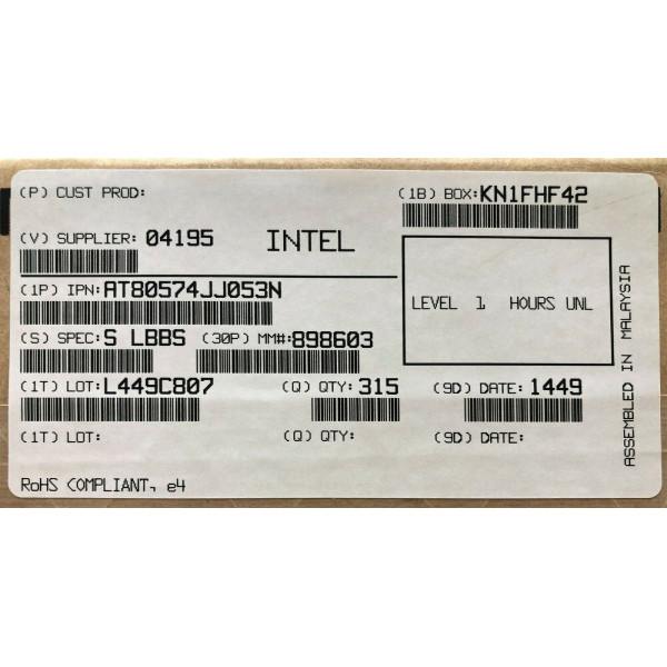 Intel AT80574JJ053N SLBBS Xeon Processor L5410 12M Cache 2.33GHz 1333MHz FSB New Bulk Packaging