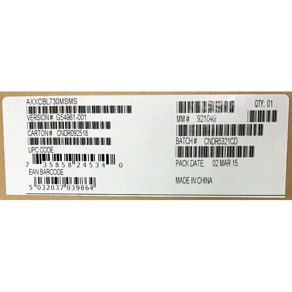 Intel AXXCBL730MSMS Cable kit New Bulk Packaging
