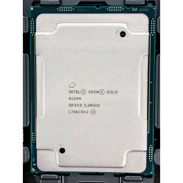 Intel CD8067303330402 SR3AS Xeon Gold 6134M Processor 24.75M Cache, 3.20 GHz New Bulk Packaging