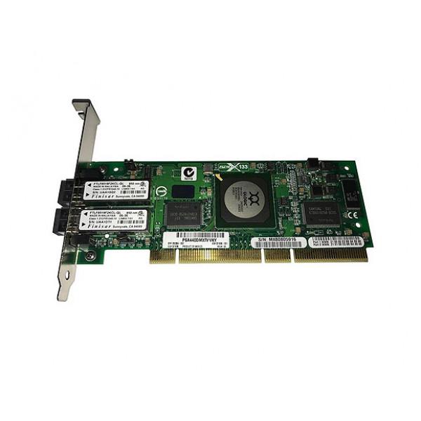 Qlogic QLA2342 64-bit 133MHz PCI-X to 2Gb Dual Fib...