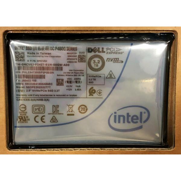 Intel SSDPE2KE032T7TP SSD DC P4600 Series 3.2TB, 2.5in PCIe 3.1 x4, 3D1, TLC New Bulk Packaging