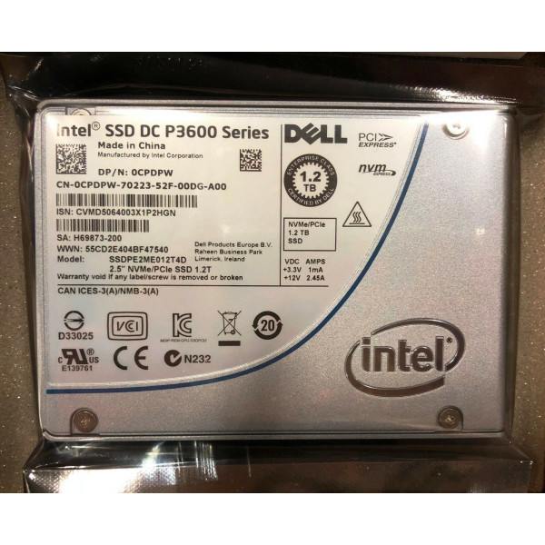 Intel SSDPE2ME012T4DE SSD DC P3600 Series 1.2TB, 2.5in PCIe 3.0 20nm, MLC Customer Tested Return OEMXS#1223209